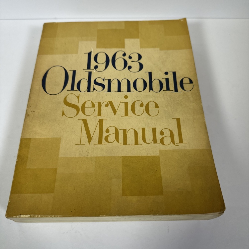 1963 Oldsmobile Service Manual OEM GM Factory Shop Repair Book